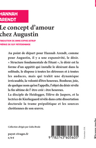 Le Concept d'amour chez Augustin