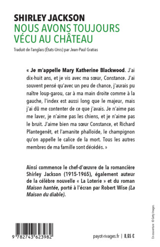 Nous avons toujours vécu au château