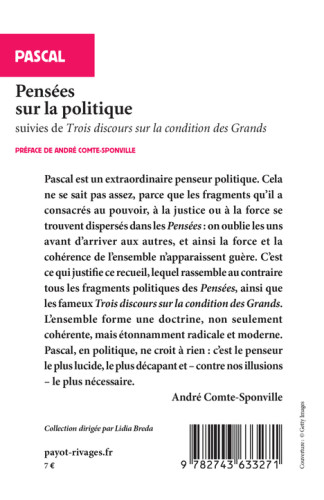 Pensées sur la politique