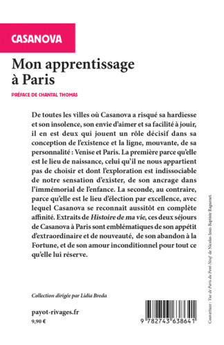 Mon apprentissage à Paris