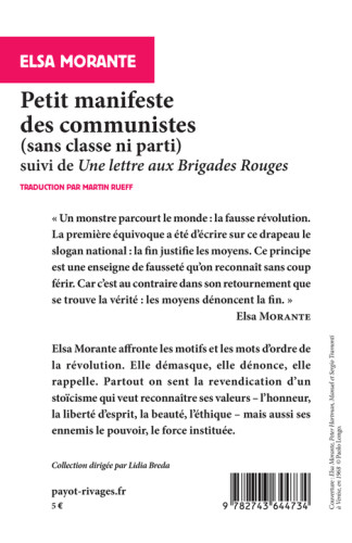 Petit Manifeste des communistes (sans classe ni parti)