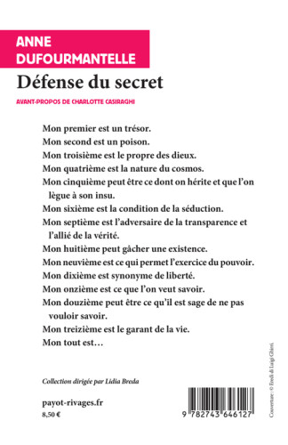 Défense du secret