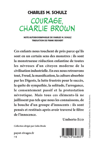 Courage, Charlie Brown