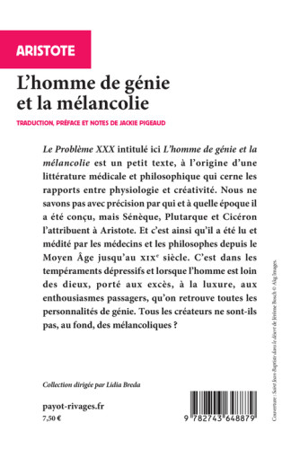 L'homme de génie et la mélancolie