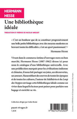 Une bibliothèque idéale