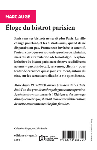 Éloge du bistrot parisien