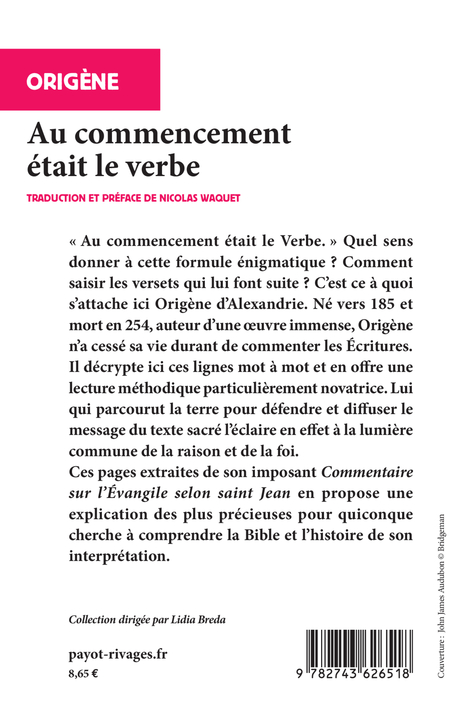 Au commencement était le verbe