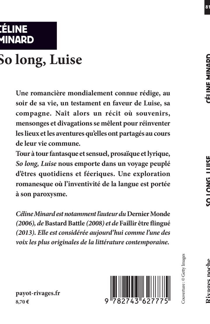So long, Luise