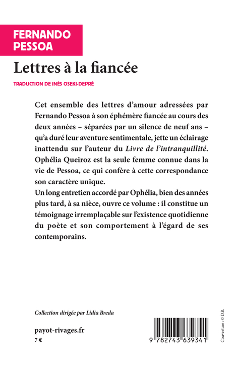 Lettres à la fiancée