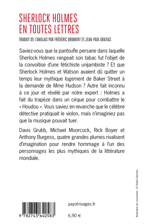 Sherlock Holmes en toutes lettres