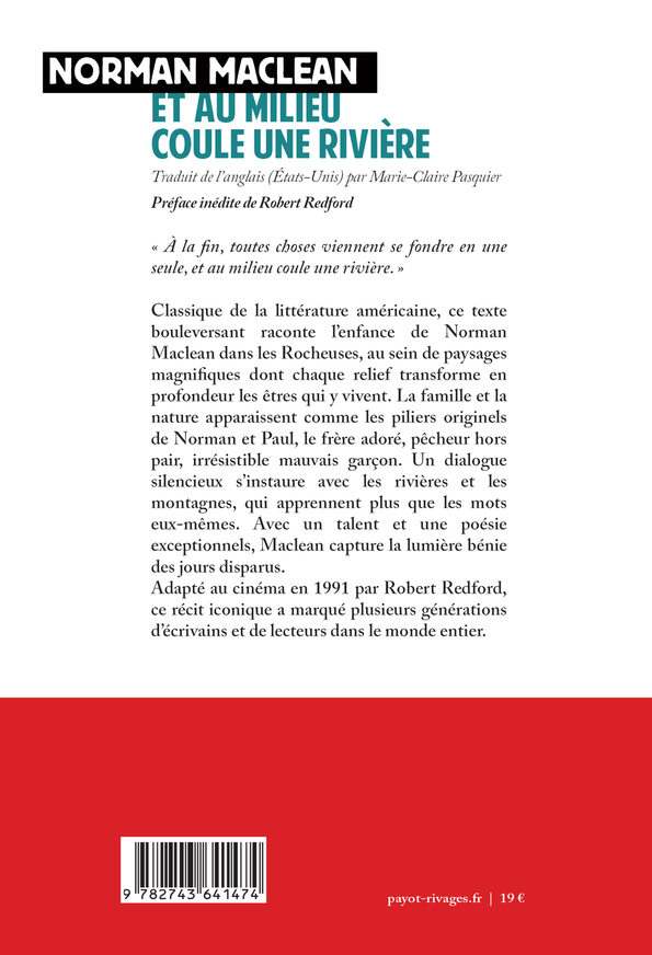 Et au milieu coule une rivière