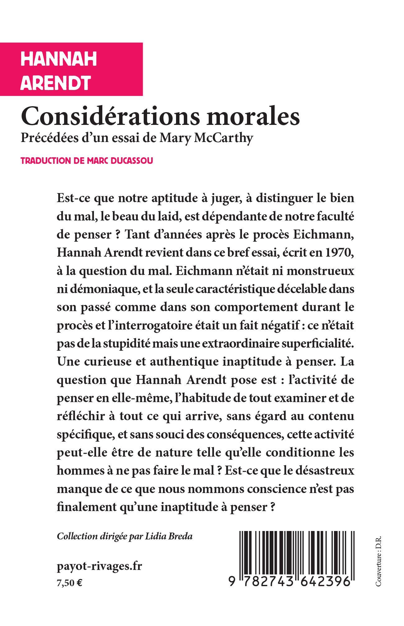 Considérations morales