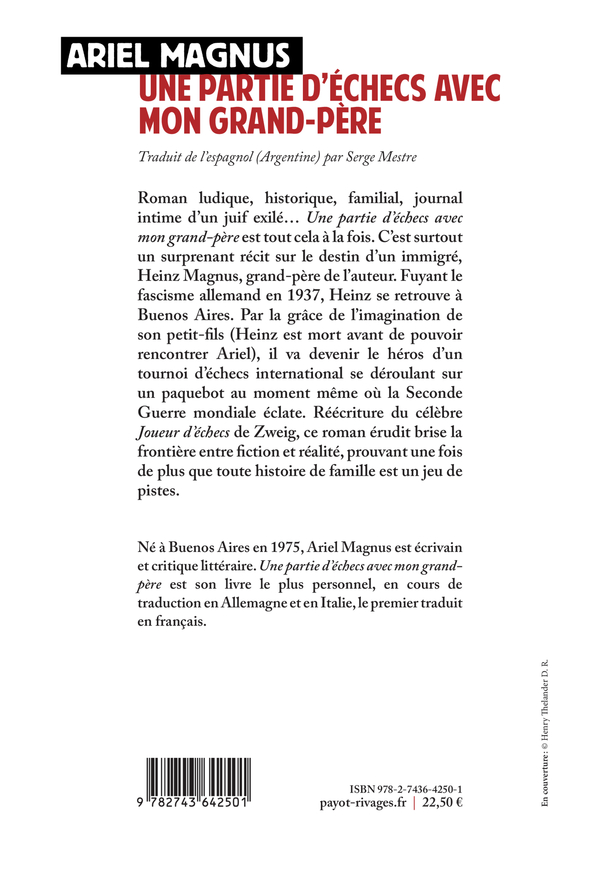 Une partie d'échecs avec mon grand-père