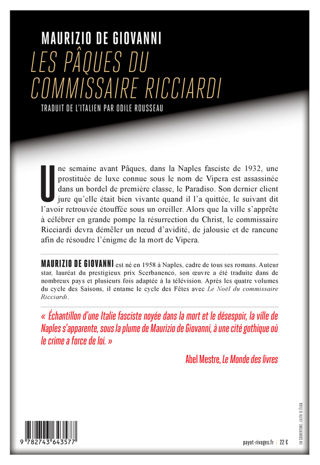 Les Pâques du commissaire Ricciardi