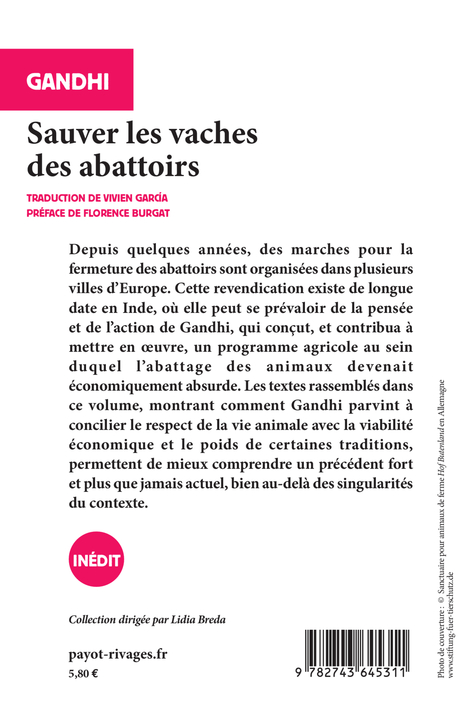 Sauver les vaches des abattoirs