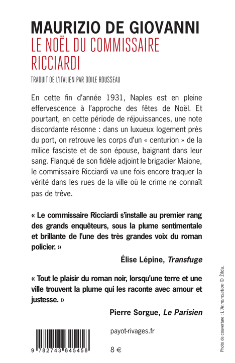 Le Noël du commissaire Ricciardi