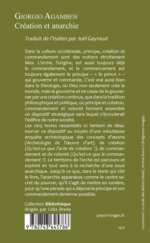 Création et anarchie