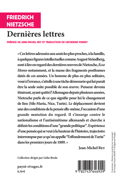 Dernières lettres
