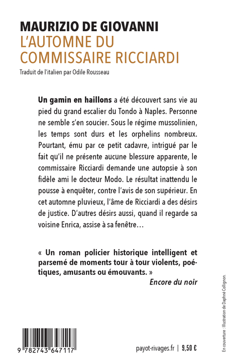 L'automne du commissaire Ricciardi