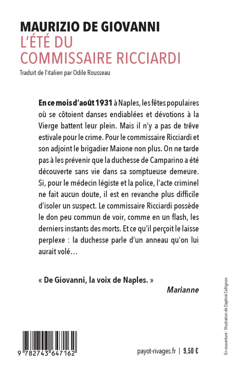 L'été du commissaire Ricciardi