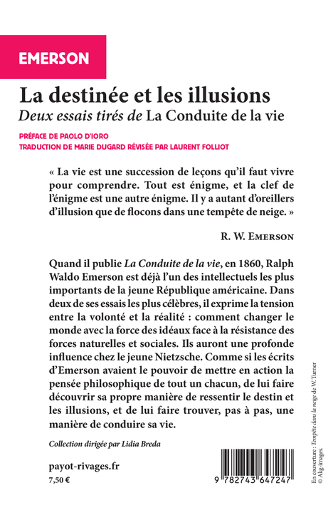 La destinée et les  illusions
