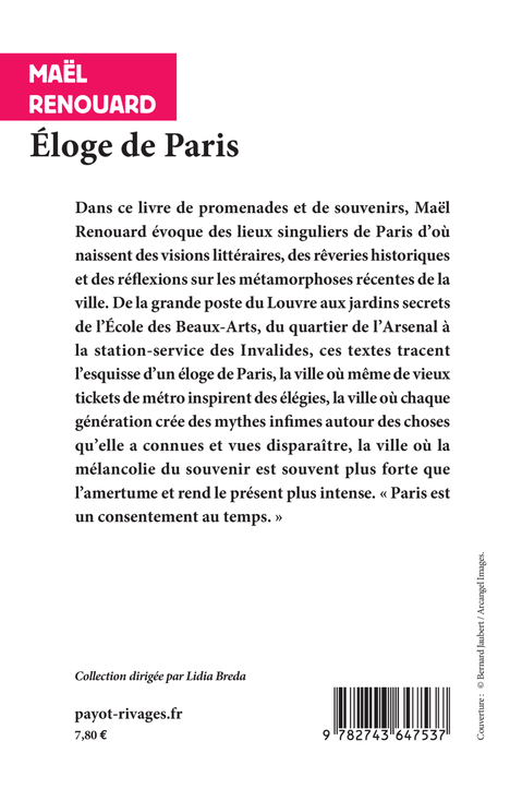 Éloge de Paris