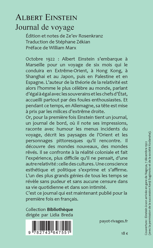 Journal de voyage
