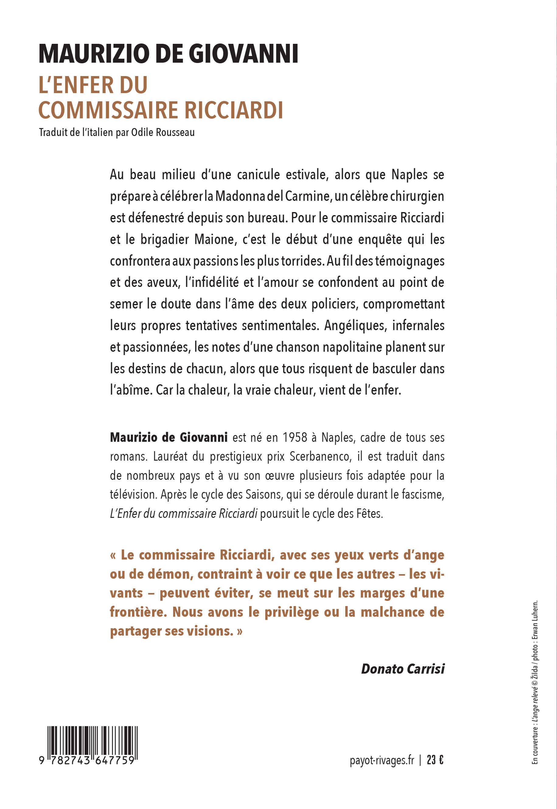 L'Enfer du commissaire Ricciardi