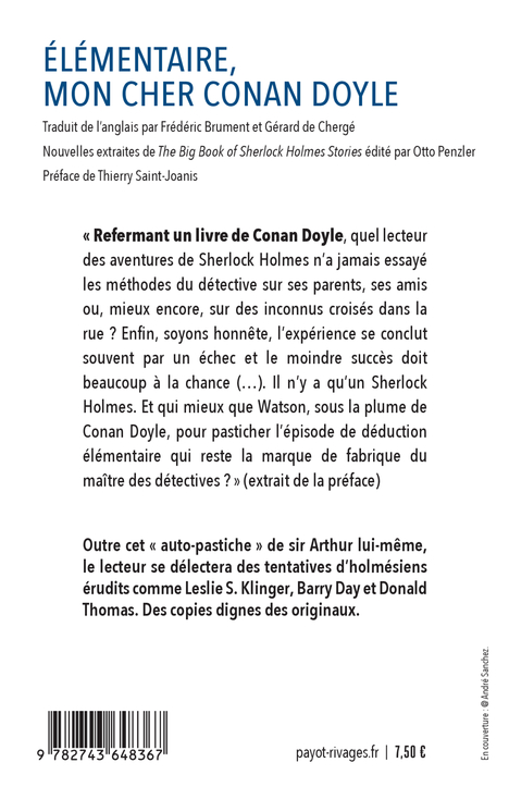 Élémentaire mon cher Conan Doyle