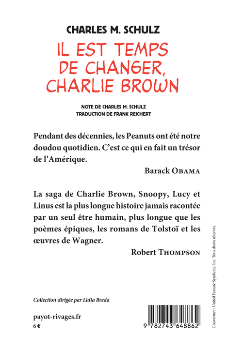 Il est temps de changer, Charlie Brown
