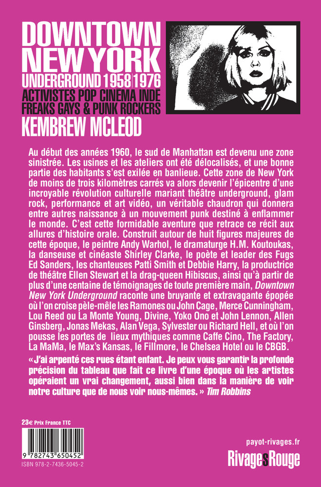 Downtown New York Underground 1958/1976