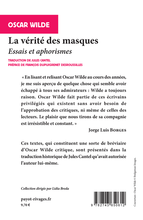 La Vérité des masques