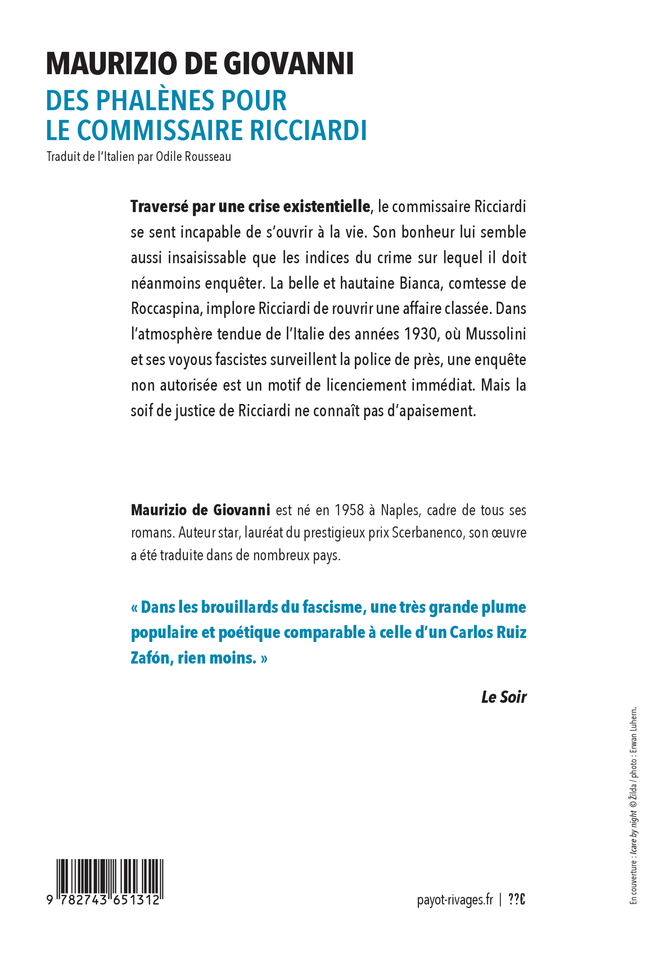 Des phalènes pour le commissaire Ricciardi