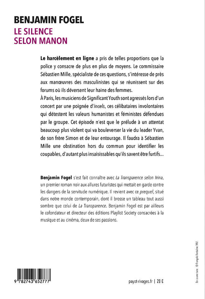 Le silence selon Manon