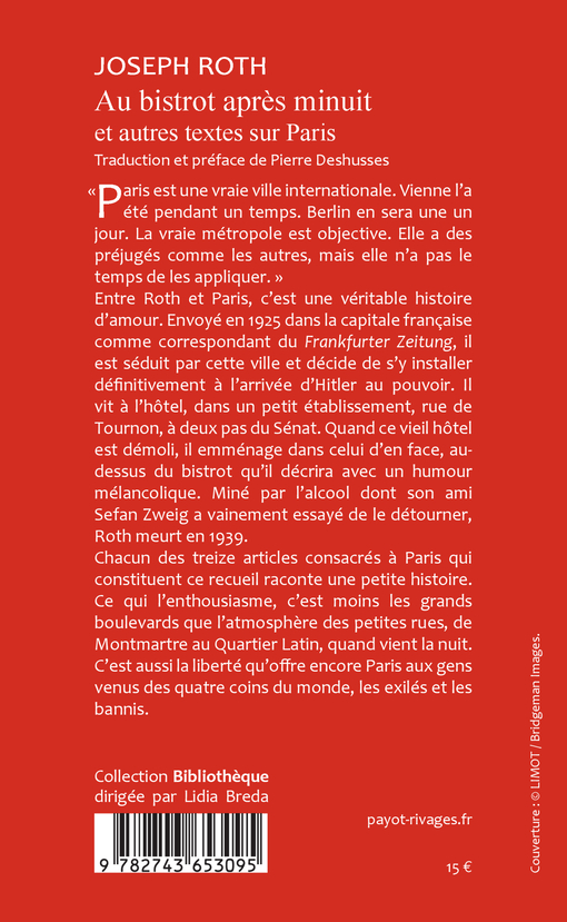 Au bistrot après minuit