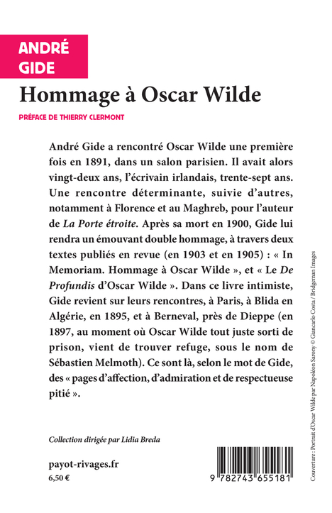 Hommage à Oscar Wilde