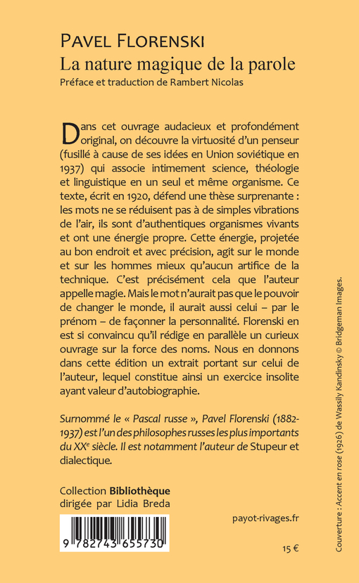 La nature magique de la parole