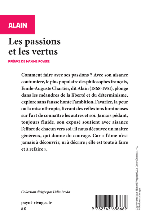 Les passions et les vertus