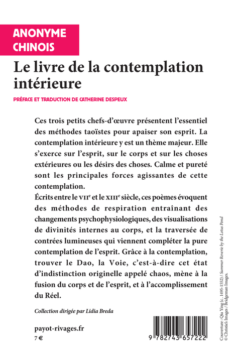 Le livre de la contemplation intérieure