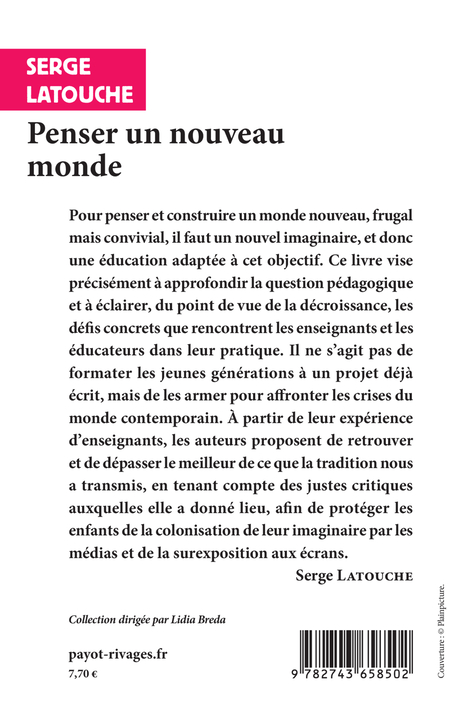 Penser un nouveau monde
