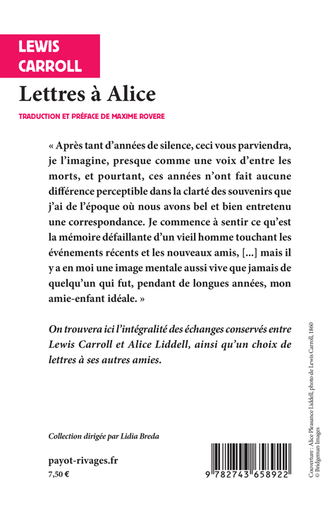 Lettres à Alice