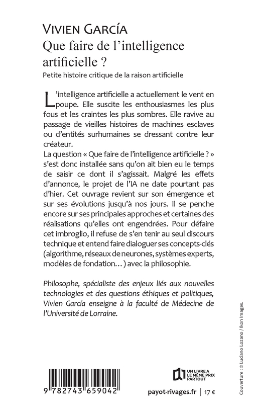 Que faire de l’intelligence artificielle ?