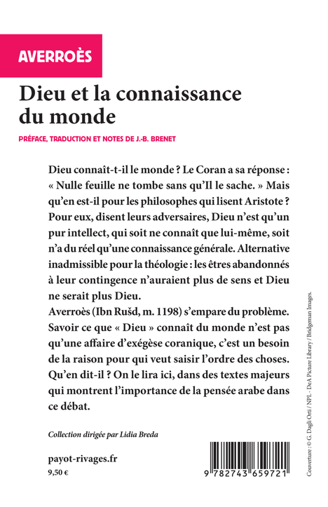 Dieu et la connaissance du monde