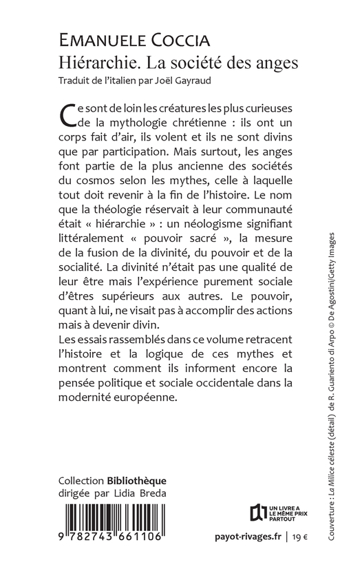 Hiérarchie. La société des anges