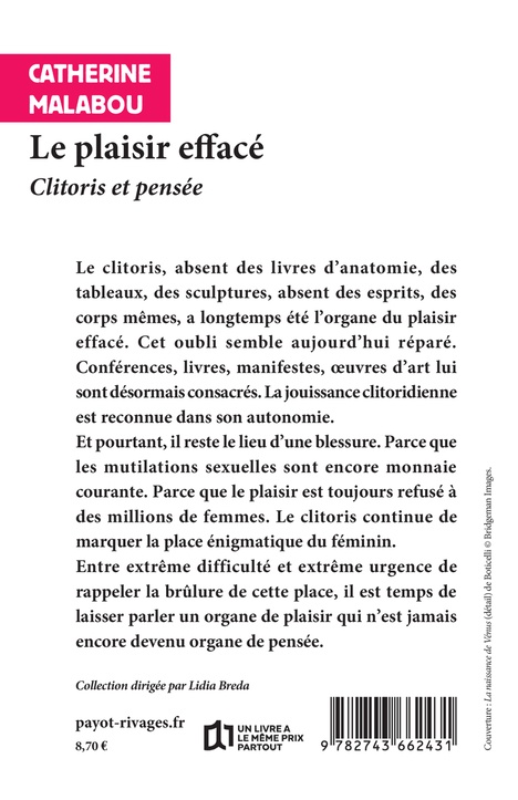Le plaisir effacé