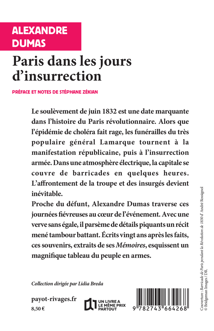 Paris dans les jours d'insurrection