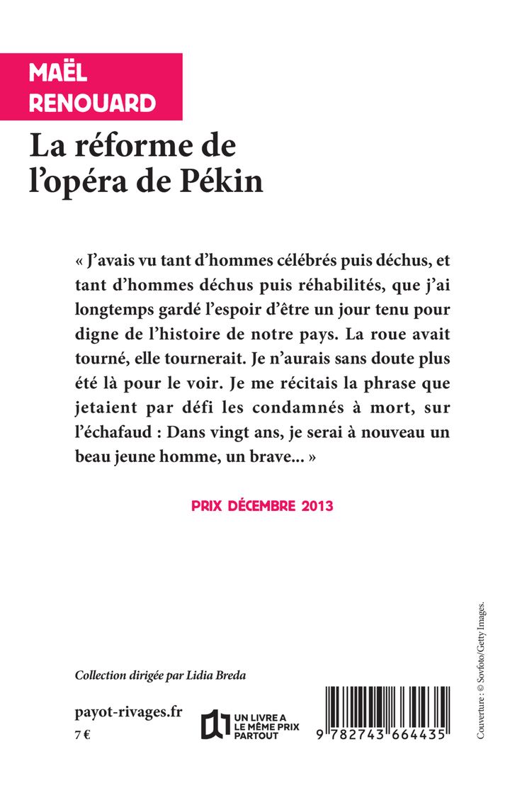 La réforme de l'opéra de Pékin