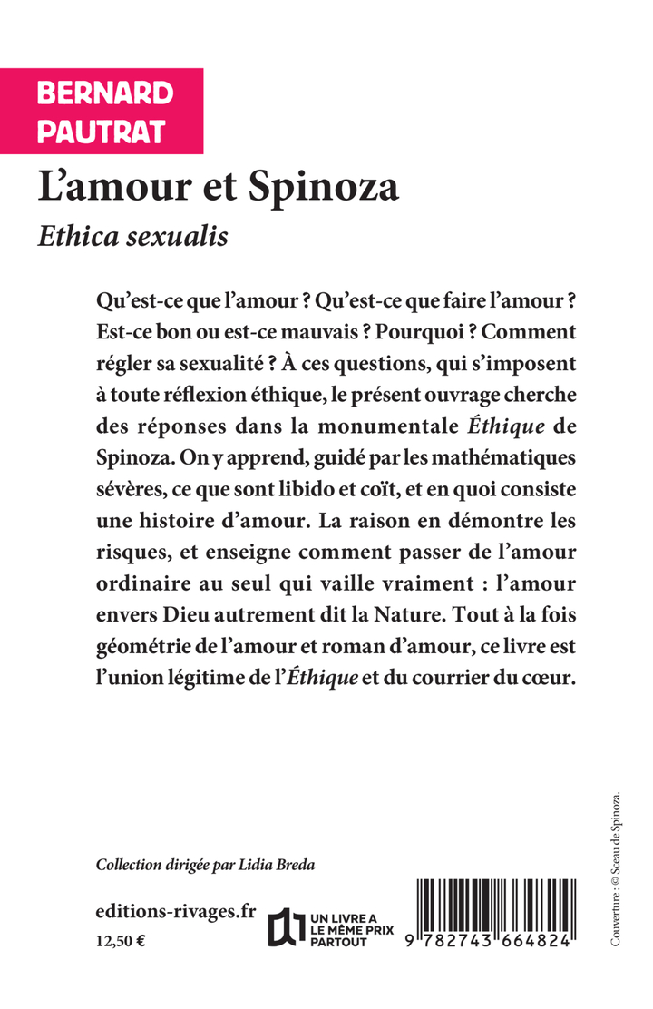 L'amour et Spinoza