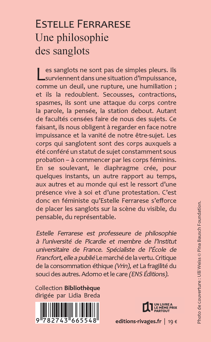 Une philosophie des sanglots