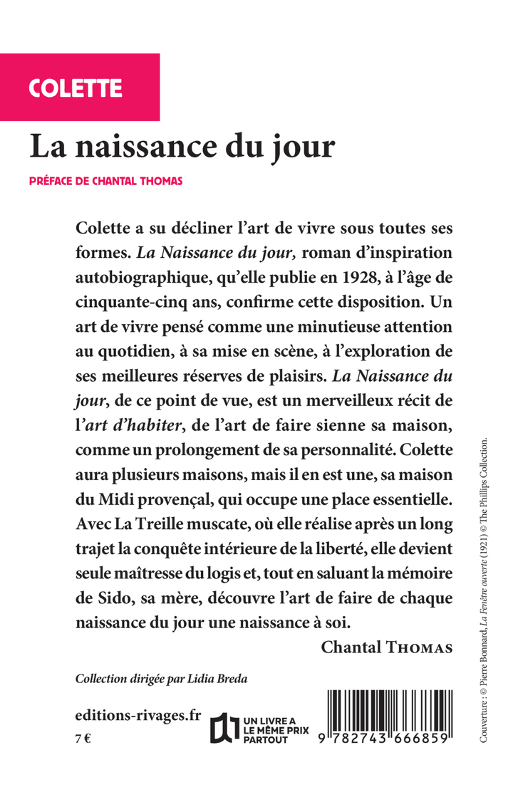 La naissance du jour